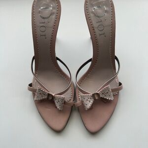 Used Designer Retro Dior Pastel pink heels size 40